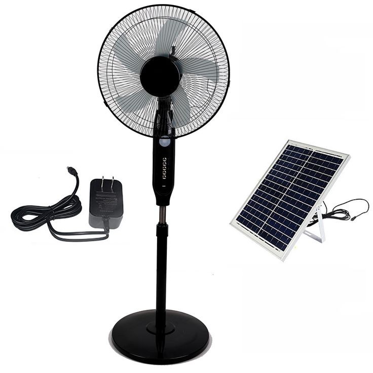 Solar Rechargeable Fan